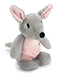 Beeztees Puppy Kangoeroe Ravi Grijs/Roze