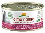 Almo Nature kattenvoer HFC Natural Made in Italy Ham met Kalkoen 70 gr