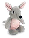 Beeztees Puppy Kangoeroe Ravi Grijs/Roze