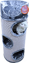 Krabton sisal met zit<br>3-gaats grijs/lichtgrijs<br>100 cm