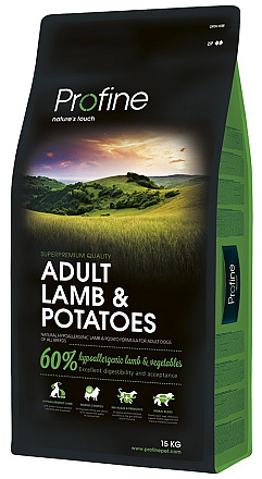 Profine hondenvoer Adult Lamb & Potatoes 15 kg