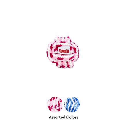 Kong Puppy Rope Ball Assorti L