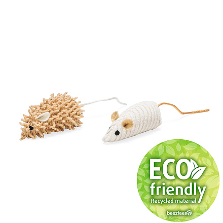 Beeztees Kattenspeelgoed Eco Muisjes Seerp 2 st