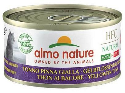 Almo Nature kattenvoer HFC Natural Made in Italy Geelvintonijn 70 gr